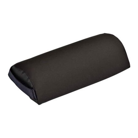 Fabrication Enterprises FEI Mini Half-Round Bolster, 13"L x 6" Dia, Black 31-2073BLK